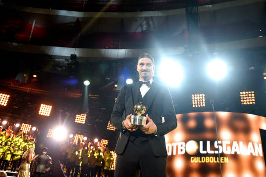 Guldbollen tilldelades Zlatan Ibrahimovic