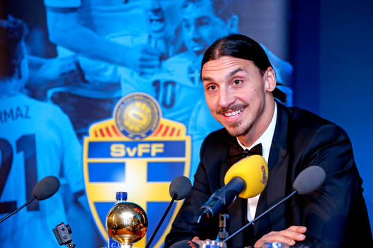 Guldbollen tilldelades Zlatan Ibrahimovic