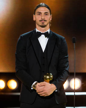 Guldbollen tilldelades Zlatan Ibrahimovic