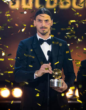 Guldbollen tilldelades Zlatan Ibrahimovic