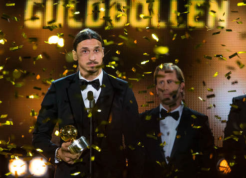 Guldbollen tilldelades Zlatan Ibrahimovic