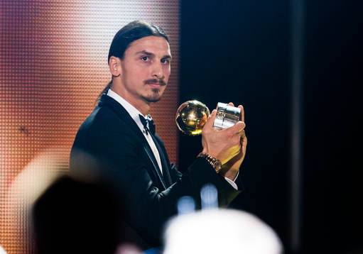 Guldbollen tilldelades Zlatan Ibrahimovic