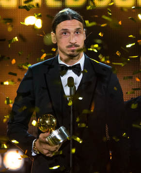 Guldbollen tilldelades Zlatan Ibrahimovic