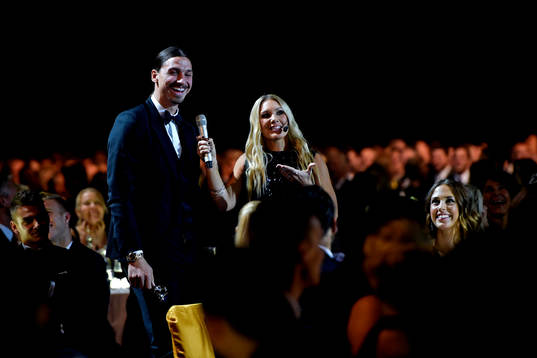Zlatan Ibrahimovic och Anna Brolin, TV4