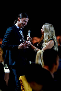 Zlatan Ibrahimovic och Anna Brolin, TV4