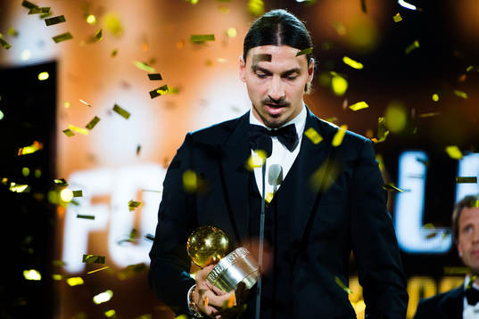 Guldbollen tilldelades Zlatan Ibrahimovic