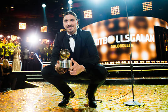 Guldbollen tilldelades Zlatan Ibrahimovic