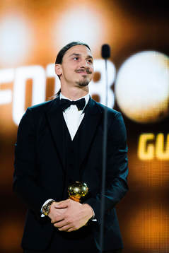 Guldbollen tilldelades Zlatan Ibrahimovic
