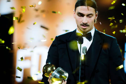 Guldbollen tilldelades Zlatan Ibrahimovic