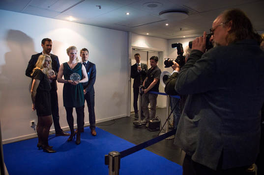 Årets målvakter Hedvig Lindahl och Andreas Isaksson