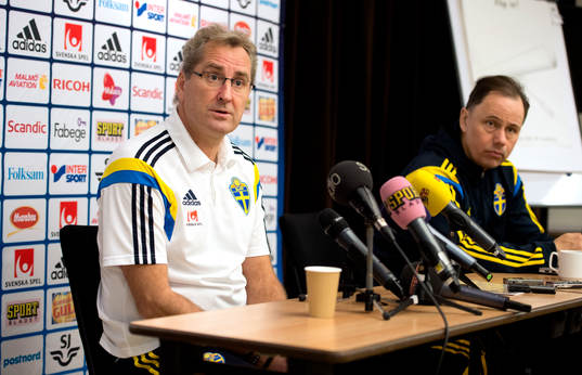 Sveriges förbundskapten Erik Hamrén