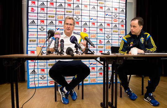 Sveriges förbundskapten Erik Hamrén