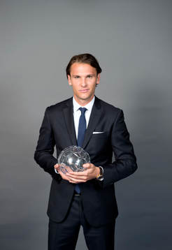Årets mittfältare blev Albin Ekdal