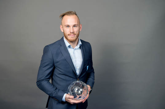 Magnus Eriksson fick priset årets mål