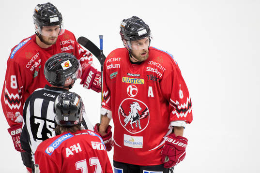 Vita Hästens Linus Näsström och Morgan Hassel