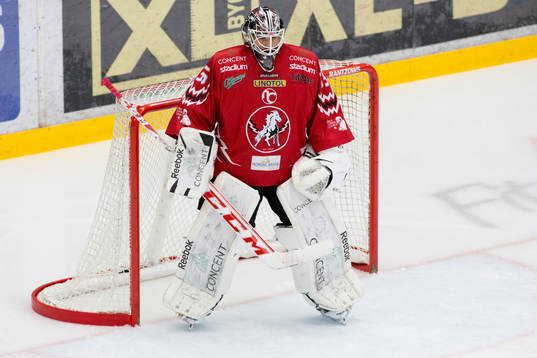 Vita Hästens målvakt Johannes Jönsson
