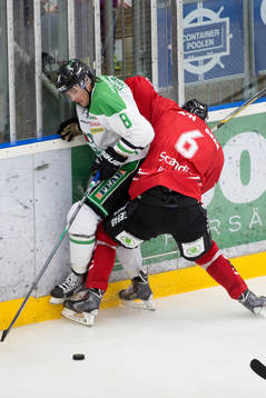 Rögles Sebastian Stålberg och Vita Hästens Morgan Hassel