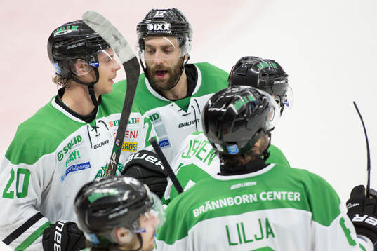 Rögles Ludvig Rensfeldt, Jesper Jensen och Taylor Matson
