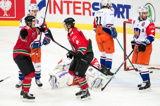 Frölundas Pontus Widerström jublar