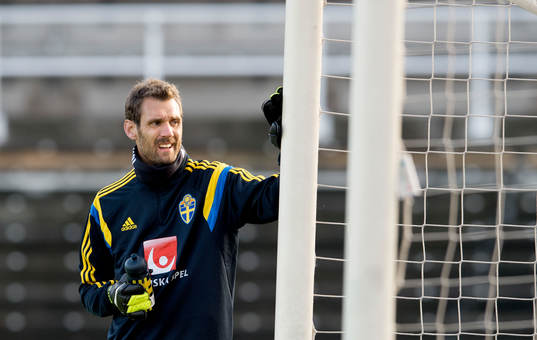 Sveriges målvakt Andreas Isaksson