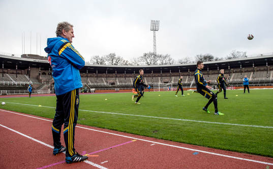 Sveriges förbundskapten Erik Hamrén
