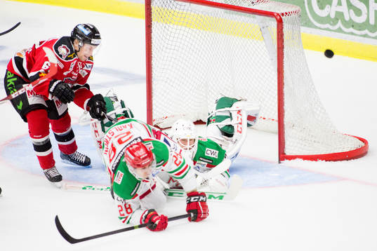 Malmö Redhawks Nicklas Jadeland och Moras Marcus