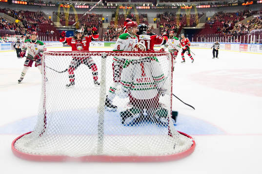 Malmö Redhawks Henrik Hetta jublar