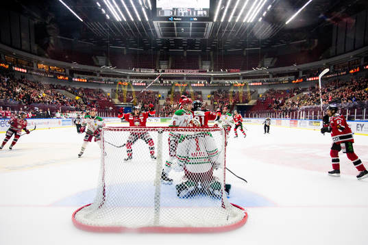 Malmö Redhawks Henrik Hetta jublar