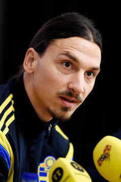 Sveriges Zlatan Ibrahimovic