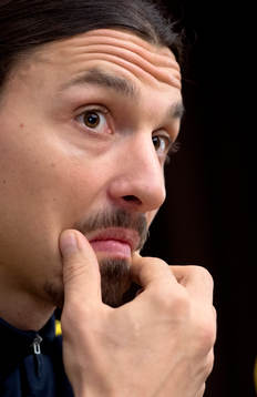 Sveriges Zlatan Ibrahimovic