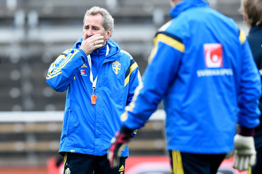 Sveriges förbundskapten Erik Hamrén