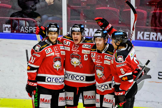 Malmö Redhawks Henrik Hetta och Jens Olsson Björn