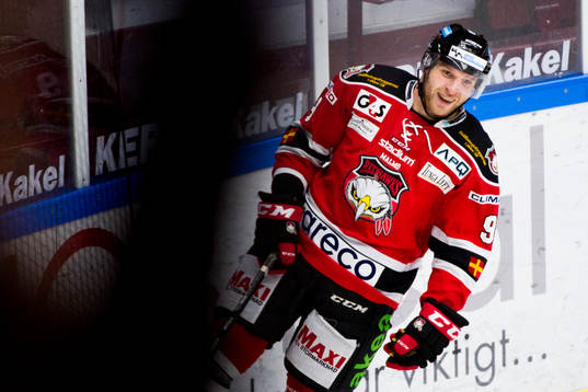 Malmö Redhawks Fredrik Storm jublar