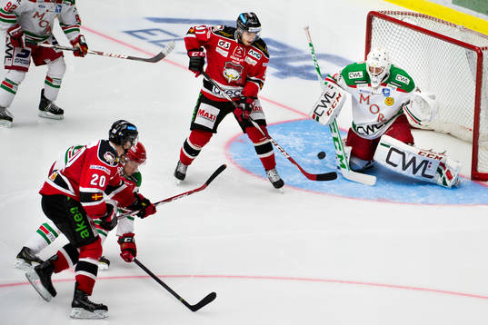 Malmö Redhawks Henrik Hetta och Björn Svensson oroar