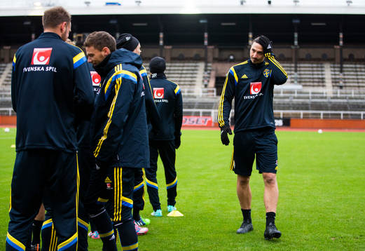 Sveriges Zlatan Ibrahimovic