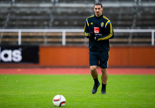 Sveriges Zlatan Ibrahimovic