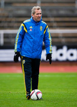 Sveriges förbundskapten Erik Hamrén