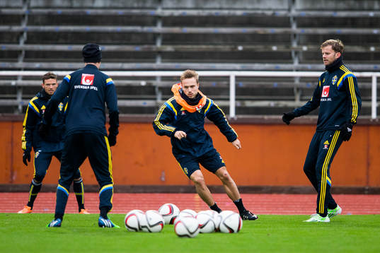 Sveriges Pierre Bengtsson och Mikael Antonsson