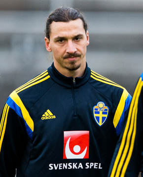 Sveriges Zlatan Ibrahimovic