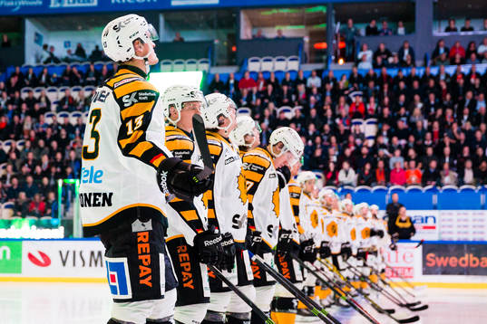 Skellefteås spelare uppställda