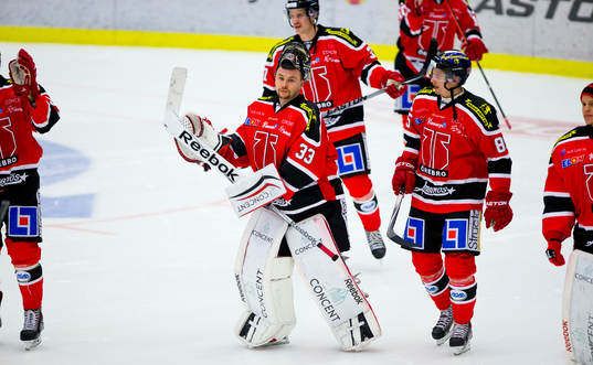 Örebros målvakt Julius Hudacek var tillbaka