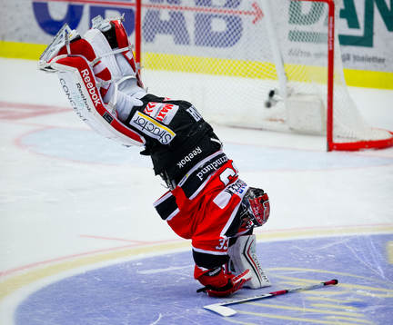 Örebros målvakt Julius Hudacek var tillbaka