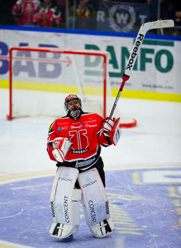 Örebros målvakt Julius Hudacek var tillbaka