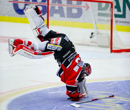Örebros målvakt Julius Hudacek var tillbaka