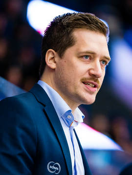 Växjös tränare Sam Hallam