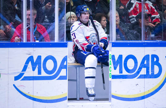Linköpings Kent McDonell deppar