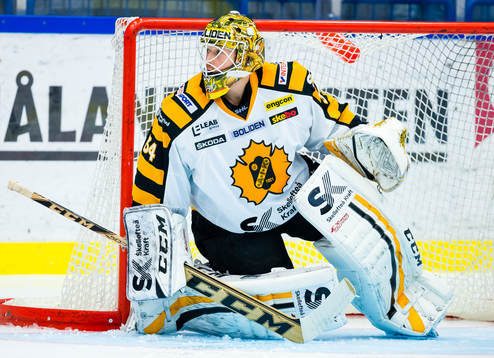 Skellefteås målvakt Erik Hanses