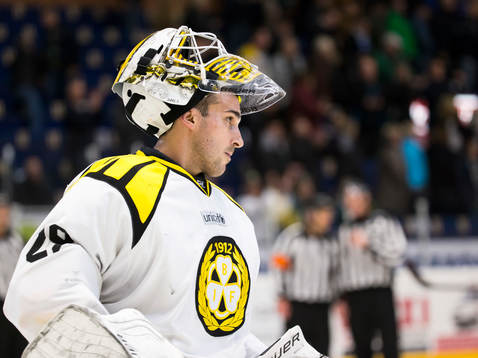 Brynäs målvakt Bernhard Starkbaum