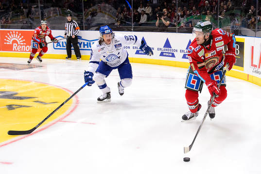 Leksands Daniel Josefsson och Frölundas Magnus Kahnberg