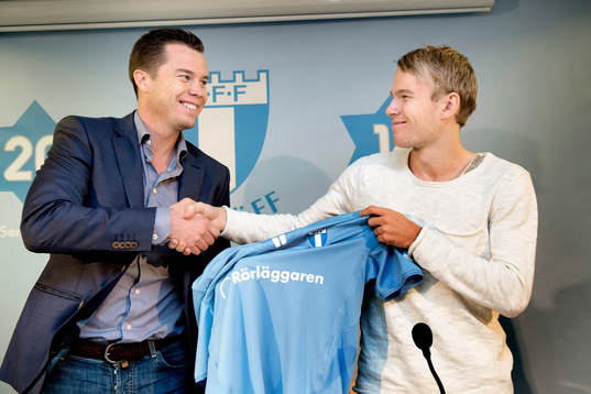Sportchef Daniel Andersson och Oscar Lewicki som